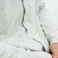 Kasuri Jersey Button-Up in Ivory/Black