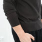 Merino Knit Turtleneck in Cavern