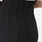 Layered Contrast Dress in Cream/Black