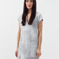 Polygon Leather Dress