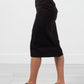 Long Pencil Skirt in Black